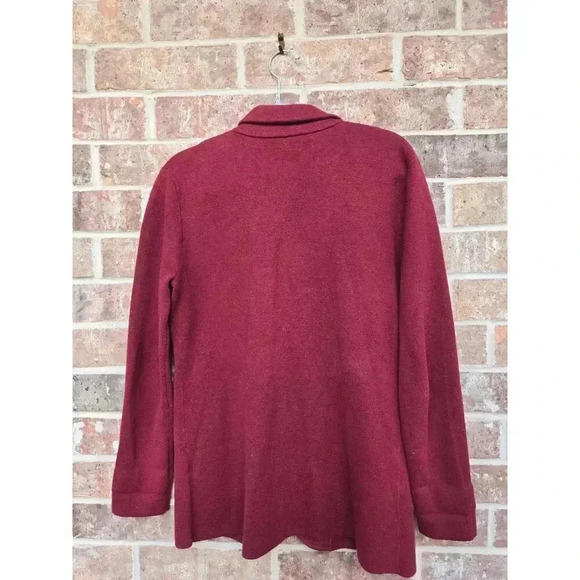 Jcrew Sweater Burgundy Blazer - Picture 3 of 5